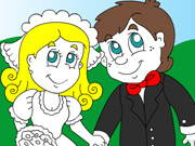 Wedding Couple Coloring